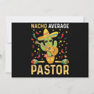 Nacho Gemiddelde Pastor Religieus Leider Cinco De Kaart