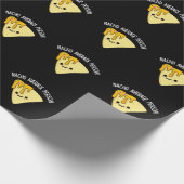 Nacho Gemiddelde Persoon Funny Food Pun Dark BG Cadeaupapier (Hoek)