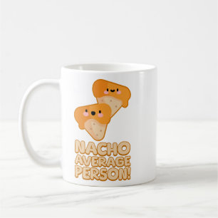 Nacho gemiddelde persoon! Schattige Nacho Pun Koffiemok