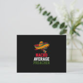 Nacho Gemiddelde predikant Briefkaart (Staand voorkant)