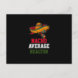 Nacho Gemiddelde Realtor Briefkaart
