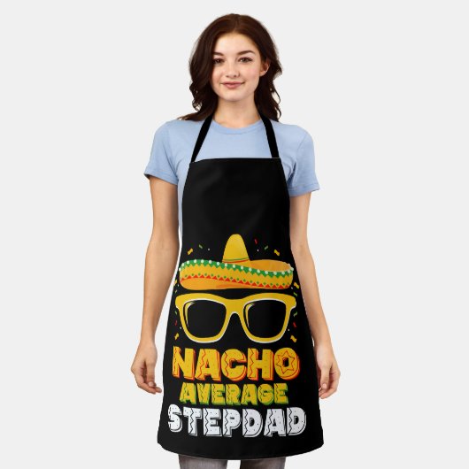 Nacho Gemiddelde stiefvader Cinco De Mayo Schort (Gedragen)