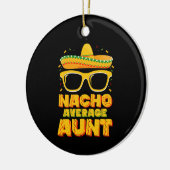 Nacho Gemiddelde Tante Cinco De Mayo Bijpassende F Keramisch Ornament (Links)