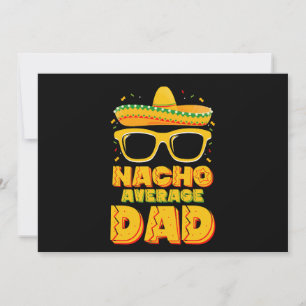 Nacho gemiddelde vader Cinco de Mayo Matching Fami Kaart