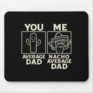 Nacho gemiddelde vader leuk cactus sombrero ontwer muismat