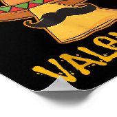 Nacho Gemiddelde Valentijn Mexicaanse Paar Valenti Poster (Hoek)