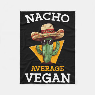 Nacho Gemiddelde Veganistische Vriend Leuke Mexica Fleece Deken