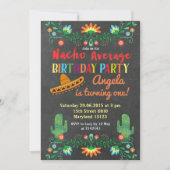 Nacho Gemiddelde Verjaardagsfeest Uitnodiging met  (Voorkant)