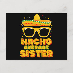 Nacho Gemiddelde zuster Cinco de Mayo Matching Fam Briefkaart