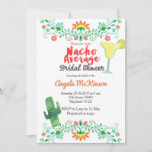 Nacho Invitation moyenne de douche nuptiale (Devant)