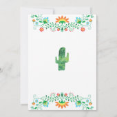 Nacho Invitation moyenne de douche nuptiale (Dos)