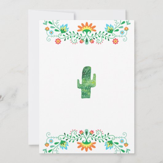 Nacho Invitation moyenne de douche nuptiale (Dos)