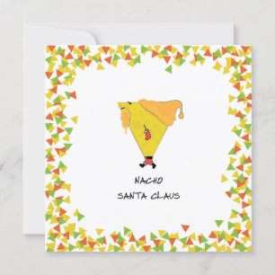 Nacho Kerstman met Chips Kaart