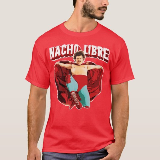 Nacho libre retro t-shirt (Voorkant)