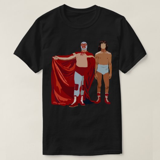 Nacho Libre Sticker Copy T-shirt (Design voorkant)