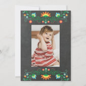 Nacho Moyenne Anniversaire Fête Invitation avec ph (Dos)