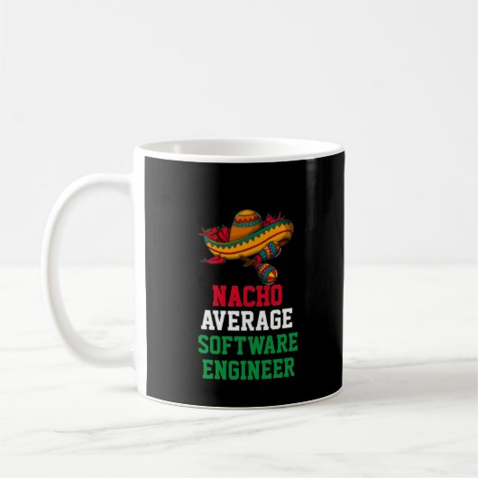 Nacho Moyenne de l'ingénieur logiciel Mug (Gauche)