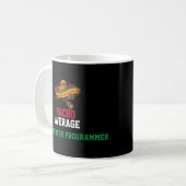 Nacho Moyenne de programmateur informatique Mug (Devant gauche)