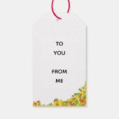 Nacho Santa Claus Cadeaulabel (Achterkant)