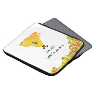Nacho Santa met Chips Laptop Sleeve