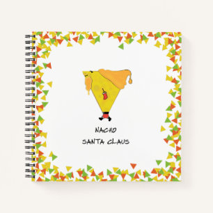 Nacho Santa met Chips Notitieboek