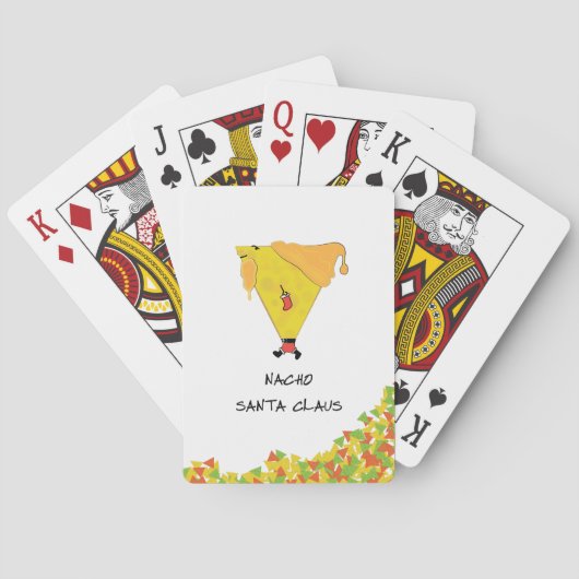 Nacho Santa met Chips Pokerkaarten (Achterkant)