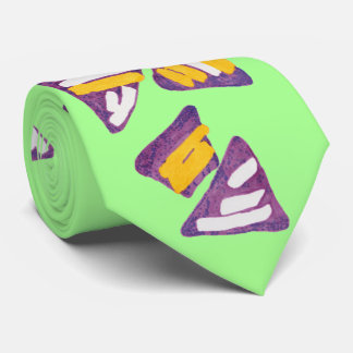 Nacho strop op Electric Mint Stropdas
