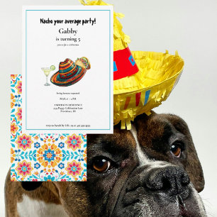 Nacho Votre Chien Moyen Sombrero Taco Invitation