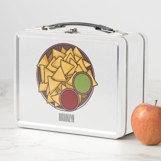 Nachos cartoon illustratie (In situ)