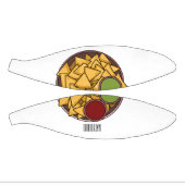 Nachos cartoon illustratie basketbal (Panelen)