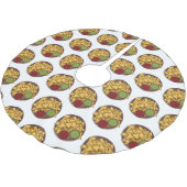 Nachos cartoon illustratie kerstboom rok (Gekanteld)