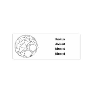 Nachos cartoon illustratie 	rubberstempel