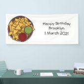 Nachos cartoon illustratie spandoek (Beurs)
