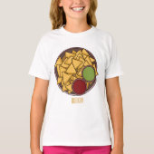 Nachos cartoon illustratie t-shirt (Voorkant)