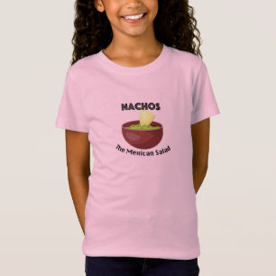 Nachos, De Mexicaanse Salade - Meisjes' Fine Jerse T-shirt