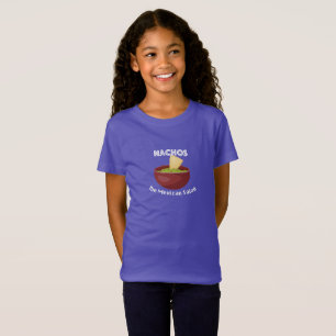 Nachos, De Mexicaanse Salade - Meisjes' Fine Jerse T-shirt