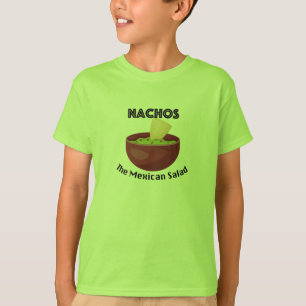 Nachos, La Salade Mexicaine - T-Shirt De Base Pour