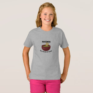 Nachos, La Salade Mexicaine - T-Shirt De Base Pour