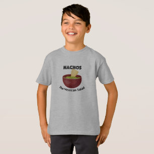 Nachos, La Salade Mexicaine - T-Shirt De Base Pour