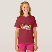Nachos Meled Cheese Jalapeno Nacho tortilla chips T-shirt (Voorkant volledig)