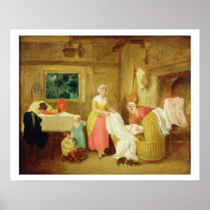 Nacht, 1799 (olie op canvas) (zie 127218-220) poster
