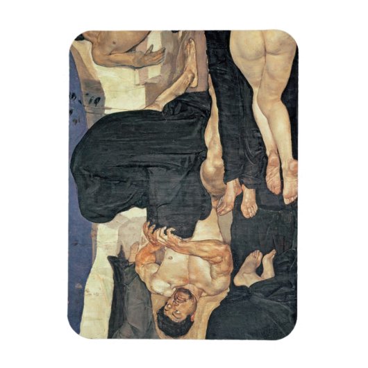 Nacht, 1890 (olie op canvas) magneet (Verticaal)