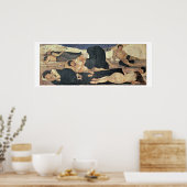 Nacht, 1890 (olie op canvas) poster (Keuken)