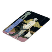 Nacht, 1925 (pochoir print) magneet (Linkerzijde)