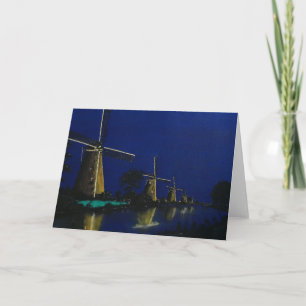 Nacht bij Kinderdijk Kaart