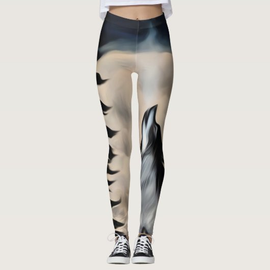 Nacht bos leggings (Voorkant)