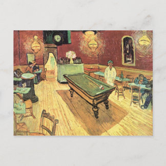 Nacht Cafe op Place Lamartine in Arles door van Go Briefkaart