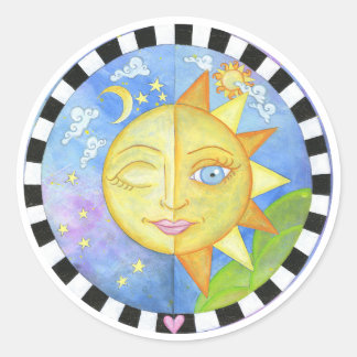 Nacht & Dag Sticker