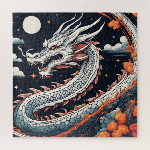 nacht draak puzzel