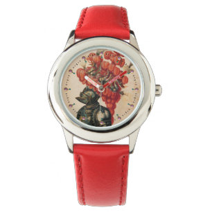 NACHT, DRAGONS EN RODE VRIJ HORLOGE